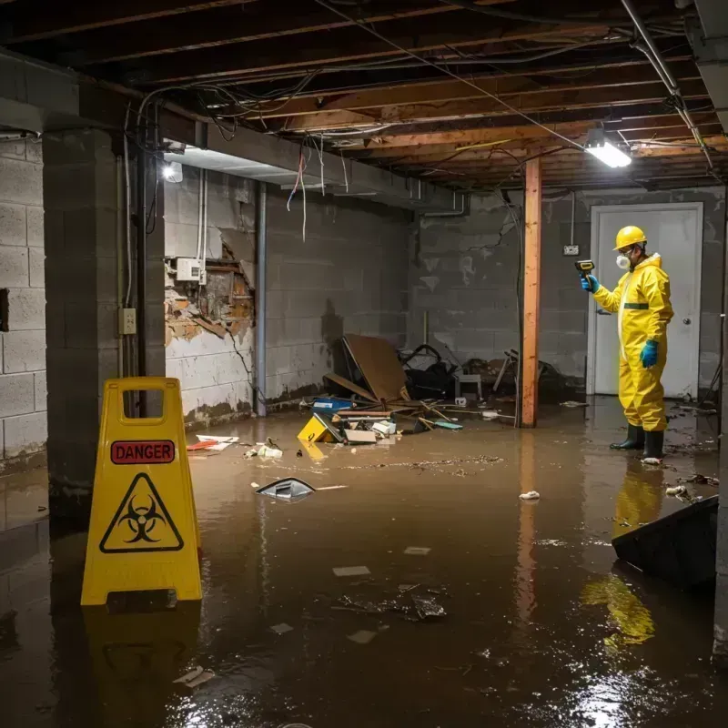 Flooded Basement Electrical Hazard in South San Gabriel, CA Property